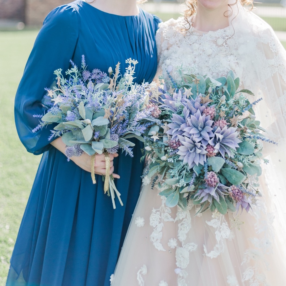 JJ’s House Navy Blue Bridesmaid Dress - Picture 2 of 16